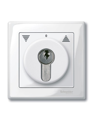 Merten -Płytka centralna System M łącznika na klucz DIN biały polarny Merten MTN319519 Schneider