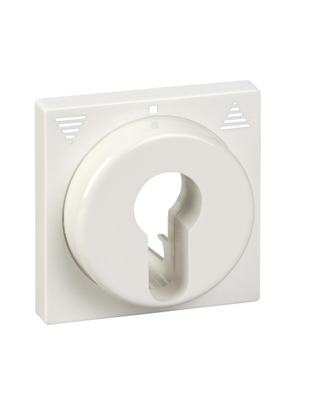 Merten, Płytka centralna System M żaluzjowy obrotowy na klucz biały polarny Merten MTN319419 Schneider