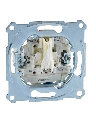 Mechanizm łączn. pociąganego 1-bieg. zwier., p/t, 10A, AC 250 V, b.śrub. Merten MTN3184-0000 Schneider