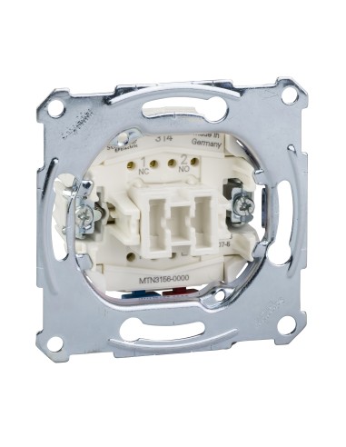 Mechanizm przycisku schod. 1-bieg., p/t, 10A, AC 250 V, b.śrub. Merten MTN3156-0000 Schneider