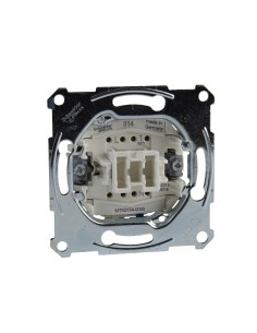 Mechanizm przycisku, styk zwierny 1-bieg., p/t, 10A, AC 250 V, b.śrub. Merten MTN3154-0000 Schneider 2