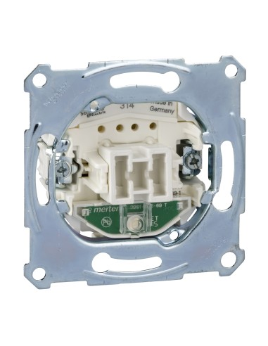 Mechanizm łączn. pojedyn., 1-bieg., z podświetl., p/t,10AX, AC 250 V, b.śrub. Merten MTN3131-0000 Schneider
