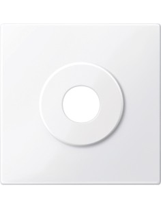 Merten, Płytka centralna System M łącznika na klucz dwupołożeniowy biały active Merten MTN312925 Schneider 2
