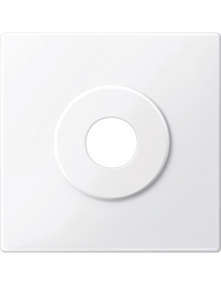 Merten, Płytka centralna System M łącznika na klucz dwupołożeniowy biały active Merten MTN312925 Schneider
