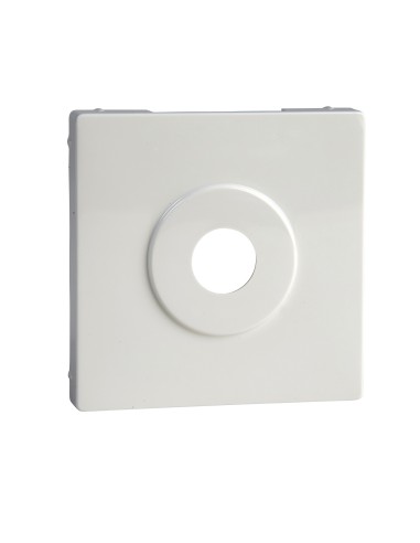 Merten -Płytka centralna System M łącznika na klucz dwupołożeniowy biały polarny Merten MTN312919 Schneider