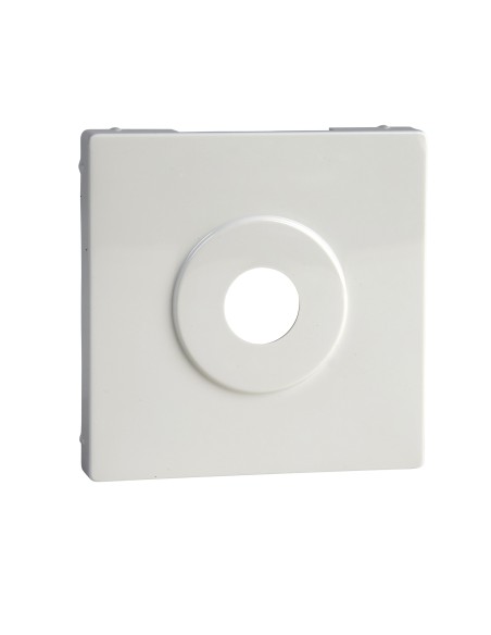 Merten -Płytka centralna System M łącznika na klucz dwupołożeniowy biały polarny Merten MTN312919 Schneider