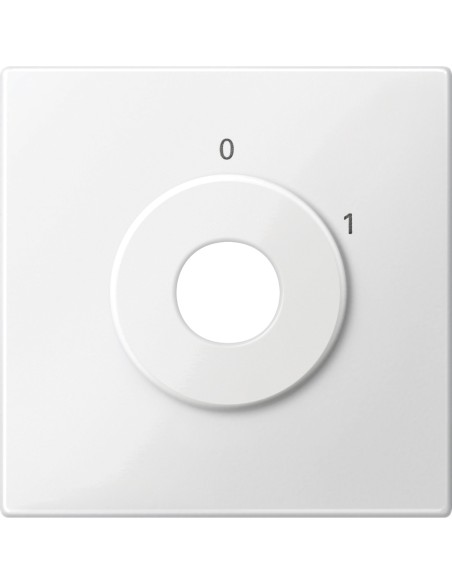 Merten -Płytka centralna System M łącznika na klucz oznaczony I/O biały polarny Merten MTN312819 Schneider