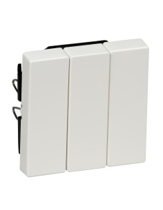 Merten, Klawisz System M potrójny biały polarny Merten MTN312619 Schneider 2