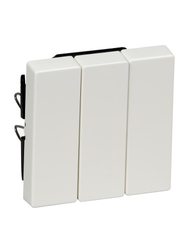 Merten, Klawisz System M potrójny biały polarny Merten MTN312619 Schneider
