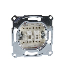 Merten, Mechanizm łącznika podwójnego schodowego zacisk bezśrubowy 250VAC 10A Merten MTN3126-0000 Schneider 2