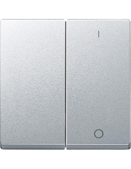 Merten, Klawisz System M podwójny z oznaczeniem '0/1' aluminiowy Merten MTN312060 Schneider