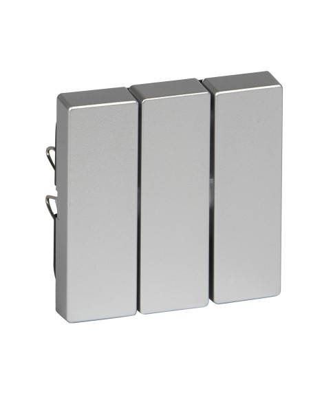 Merten, Klawisz System M potrójny aluminiowy Merten MTN311960 Schneider