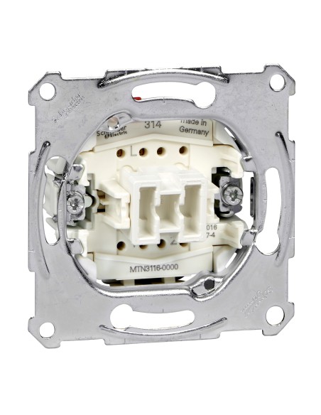 Merten, Mechanizm łącznika schodowego zacisk bezśrubowy 250VAC 10A Merten MTN3116-0000 Schneider