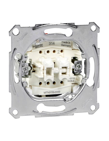 Merten, Mechanizm łącznika świecznikowego zacisk bezśrubowy 250VAC 10A Merten MTN3115-0000 Schneider