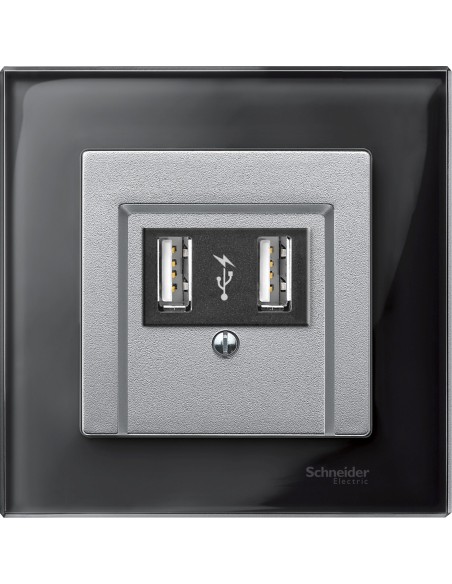 Merten, Płytka centralna System M uniwersalna aluminiowy Merten MTN297960 Schneider