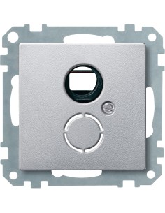 Ramka nośna z płytką centralną do mechan. zgodna z normą DIN 41524, alu, Sys M Merten MTN296460 Schneider 2