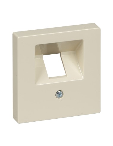 Płytka centralna mechanizmu gniazda RJ45, pojedyncza, kremowy, połysk, system M Merten MTN296244 Schneider