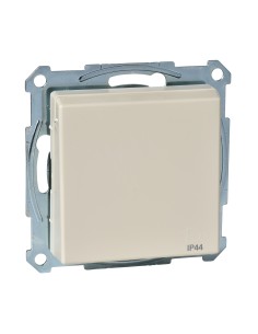 Gniazdo wtykowe z uziemieniem i klapką, IP44, z przesłoną, śrub., K, P, Sys M Merten MTN2614-0344 Schneider 2