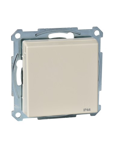 Gniazdo wtykowe z uziemieniem i klapką, IP44, z przesłoną, śrub., K, P, Sys M Merten MTN2614-0344 Schneider