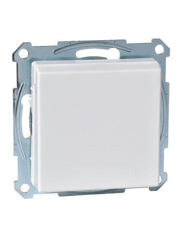 Gniazdo wtykowe z uziemieniem i klapką, z przesłoną, śrub., B.P, P, Sys M Merten MTN2610-0319 Schneider