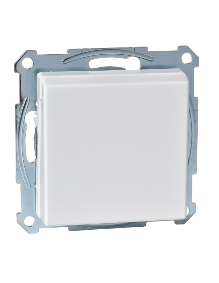 Gniazdo wtykowe z uziemieniem i klapką, z przesłoną, śrub., B.P, P, Sys M Merten MTN2610-0319 Schneider