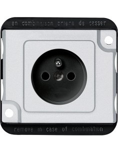 Merten Wandaloodporny, gniazdo 2p+PE 16A z bolcem uziemiającym Merten MTN2500-7060 Schneider 2