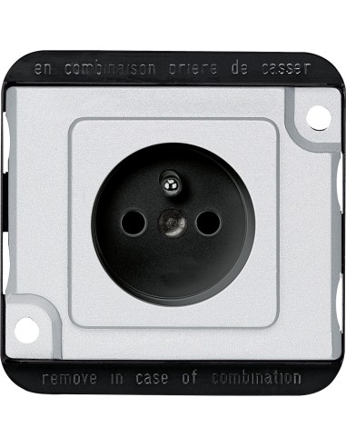 Merten Wandaloodporny, gniazdo 2p+PE 16A z bolcem uziemiającym Merten MTN2500-7060 Schneider