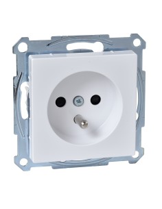 Gniazdo wtykowe z uziemieniem i przesłoną, b.śrub., B.A, P, Sys M Merten MTN2500-0325 Schneider 2