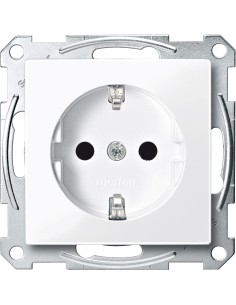 Gniazdo wtykowe SCHUKO, z przesłoną, zaciski śrub., B.A, P, Sys M Merten MTN2400-0325 Schneider 2