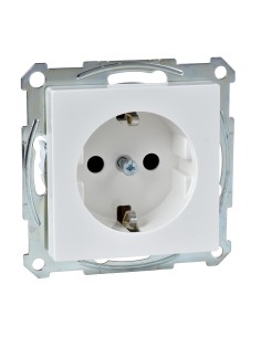 Gniazdo wtykowe SCHUKO, z przesłoną, zaciski śrub., B.P, P, Sys M Merten MTN2400-0319 Schneider 2