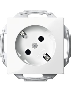 Gniazdo wtykowe SCHUKO 45° z przesłoną, b.śrub., B.P, P, Sys M Merten MTN2370-0319 Schneider 2