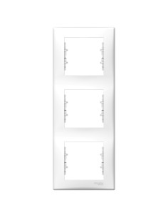 Sedna ramka 3-krotna pionowa biała SDN5801321 - hurtownia elektryczna Amper.pl 2