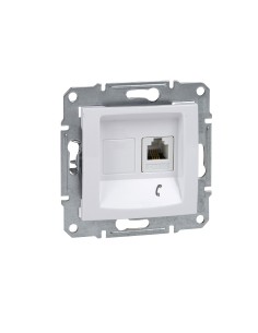 Sedna gniazdo telefoniczne białe SDN4101121 - hurtownia elektryczna Amper.pl 2