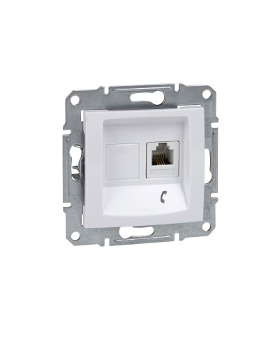 Sedna gniazdo telefoniczne białe SDN4101121 - hurtownia elektryczna Amper.pl