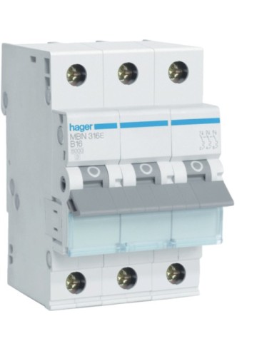 Wyłącznik nadprądowy S303 B16A Hager MBN316E - hurtownia elektryczna Amper.pl