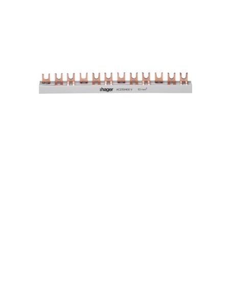 Szyna łączeniowa 3-fazowa 57 modułów Hager KDN363B - hurtownia elektryczna Amper.pl