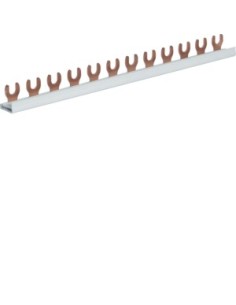 Szyna łączeniowa 1-fazowa 12 modułów Hager KDN163A - hurtownia elektryczna Amper.pl 2