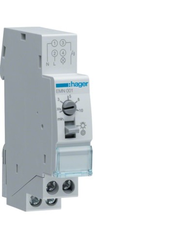 Wyłącznik schodowy 30s-10min 16A Hager EMN001 - hurtownia elektryczna Amper.pl