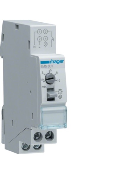 Wyłącznik schodowy 30s-10min 16A Hager EMN001 - hurtownia elektryczna Amper.pl