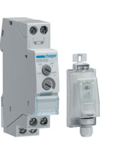 Wyłącznik zmierzchowy z czujnikiem w obudowie Hager EEN100 - hurtownia elektryczna Amper.pl 2
