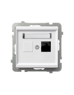 Sonata gniazdo komputerowe pojedyncze białe GPK-1R K m 00 - hurtownia elektryczna Amper.pl 2