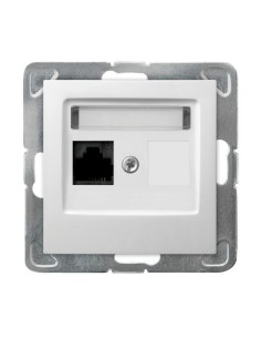 Impresja gniazdo komputerowe pojedyncze białe GPK-1Y K m 00 - hurtownia elektryczna Amper.pl 2