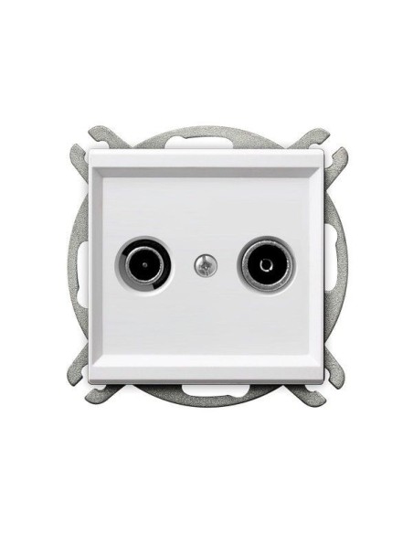 Sonata gniazdo RTV końcowe białe GPA-RK m 00 - hurtownia elektryczna Amper.pl