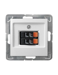 Impresja gniazdo głośnikowe podwójne białe GG-2Y m 00 - hurtownia elektryczna Amper.pl 2