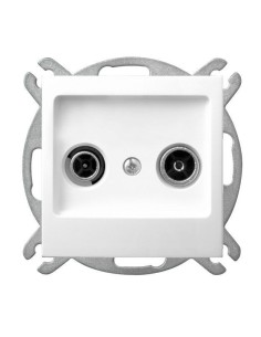 Impresja gniazdo RTV końcowe białe GPA-YK m 00 - hurtownia elektryczna Amper.pl 2