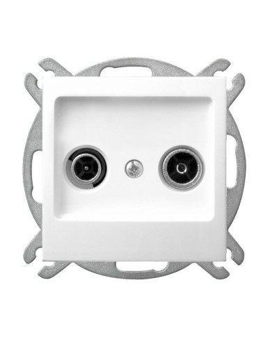 Impresja gniazdo RTV końcowe białe GPA-YK m 00 - hurtownia elektryczna Amper.pl