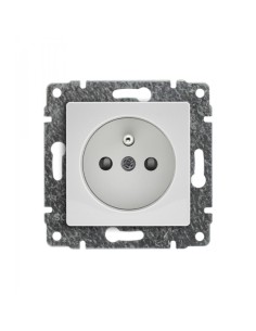 Vena gniazdo pojedyncze 2p+z z przesłonami białe 5104 34 - hurtownia elektryczna Amper.pl 2