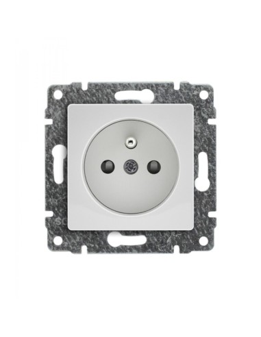 Vena gniazdo pojedyncze 2p+z z przesłonami białe 5104 34 - hurtownia elektryczna Amper.pl