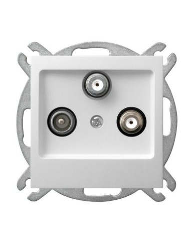 Impresja gniazdo RTV SAT SAT białe GPA-Y2S m 00 - hurtownia elektryczna Amper.pl