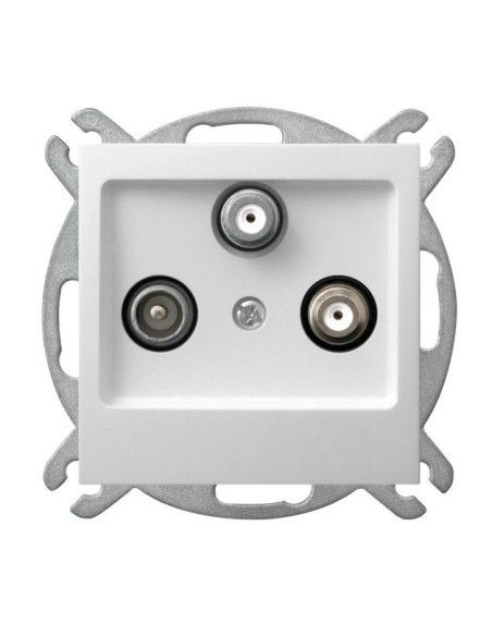 Impresja gniazdo RTV SAT SAT białe GPA-Y2S m 00 - hurtownia elektryczna Amper.pl